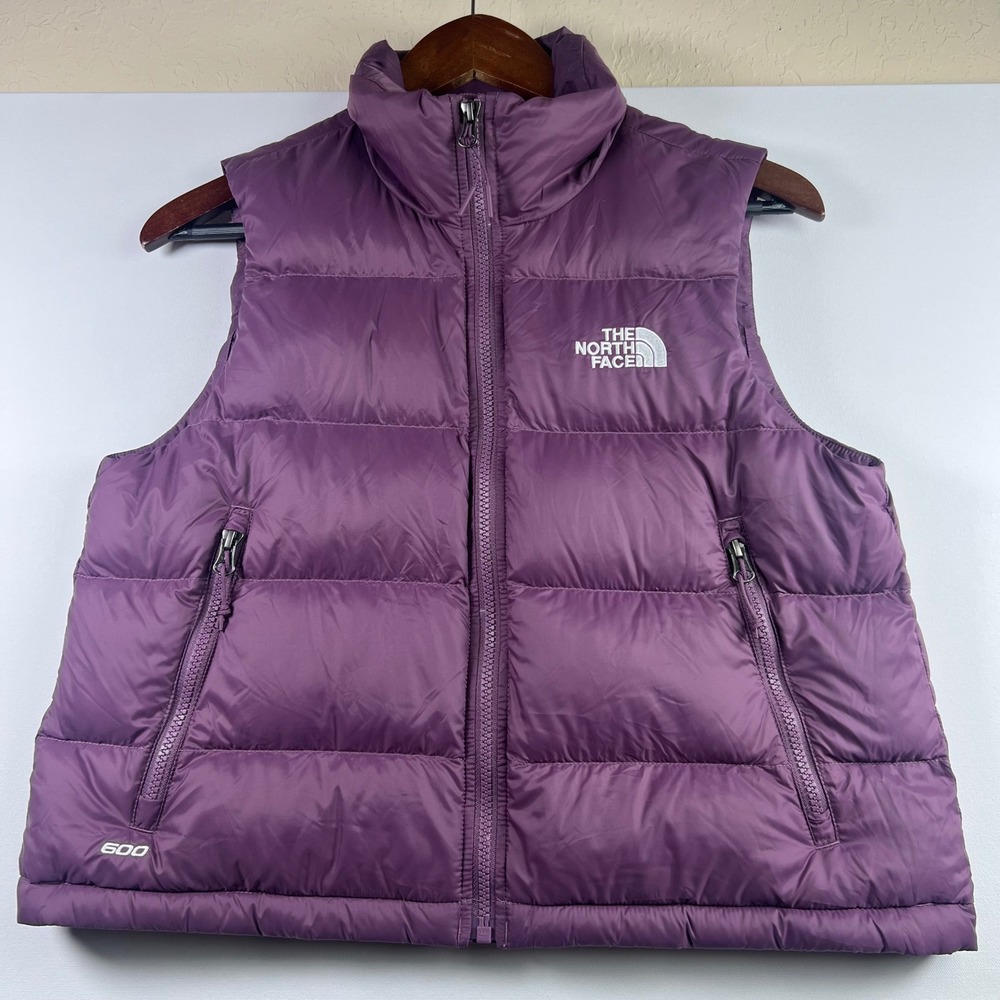 The North Face Hydrenalite Down Puffer Vest Womens 600 Fill Quilted Purple M